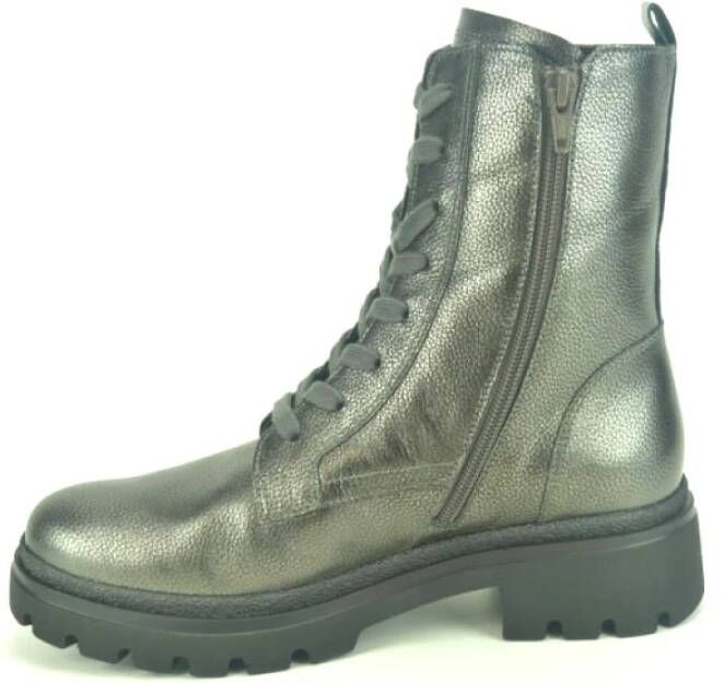 Gabor Metallic laars in grijs Gray Dames