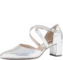 Gabor Metallic Shine Pumps Gray Dames - Thumbnail 3