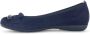 Gabor Navy Leren Ballerina Schoenen Blue Dames - Thumbnail 2