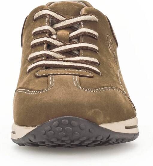 Gabor Nubuck Leren Casual Sport Basket Brown Dames