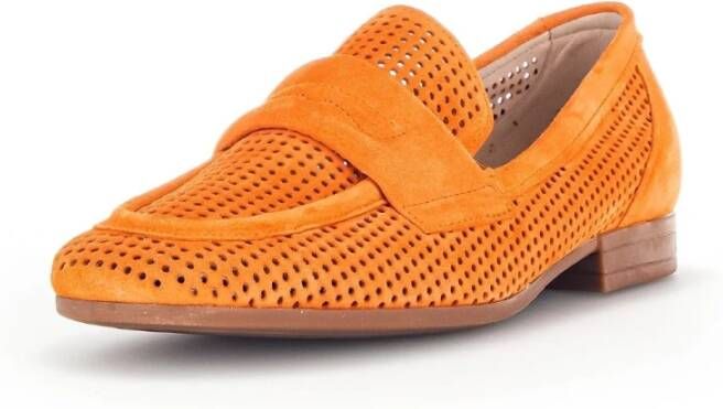 Gabor Oranje Dames Loafer Stijlvol Schoeisel Orange Dames