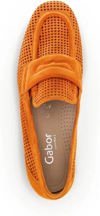 Gabor Oranje Dames Loafer Stijlvol Schoeisel Orange Dames