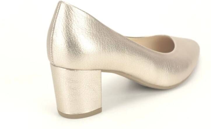 Gabor PlatinePumps. 5 cm Geel Dames