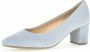 Gabor 450 Pumps High Heels Schoenen Hoge Hak Dames Blauw - Thumbnail 6