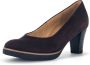 Gabor Bruine Suède Pump met 6cm Hak voor Dames Brown Dames - Thumbnail 11