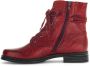 Gabor Rode gladleren veterschoenen Red Dames - Thumbnail 2