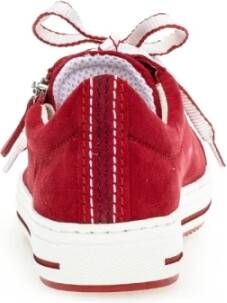 Gabor Rode Instap Sneakers Red Dames