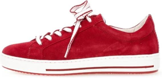 Gabor Rode Instap Sneakers Red Dames