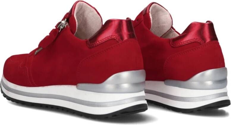 Gabor Rode Lage Sneaker Comfort Collectie Red Dames