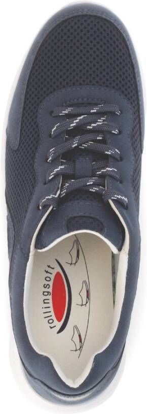 Gabor Rollende Sneaker Blauw Blue Dames