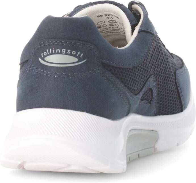 Gabor Rollende Sneaker Blauw Blue Dames