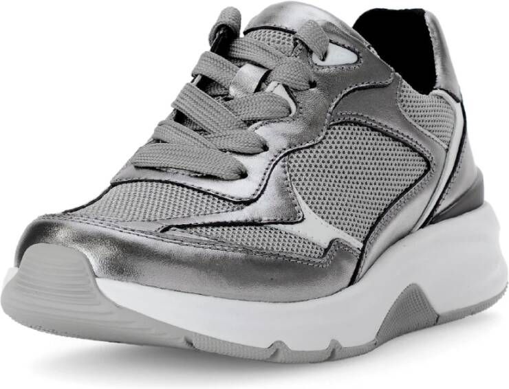 Gabor Rollende Sneaker Zilver Gray Dames