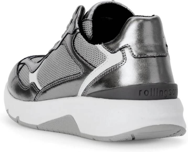 Gabor Rollende Sneaker Zilver Gray Dames