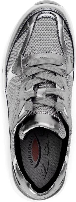 Gabor Rollende Sneaker Zilver Gray Dames