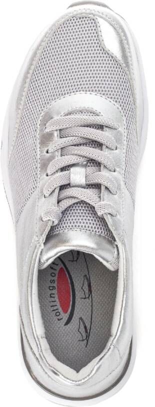 Gabor Rollende Sneaker Zilver Gray Dames