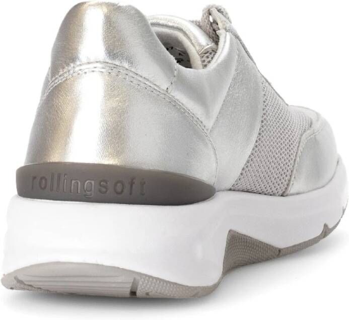 Gabor Rollende Sneaker Zilver Gray Dames