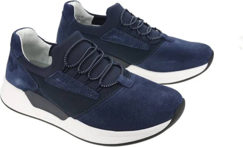 Gabor Rollende wandelsneaker Blauw Blue Dames