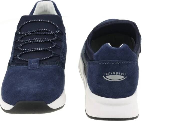 Gabor Rollende wandelsneaker Blauw Blue Dames