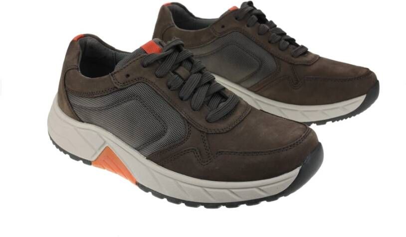 Gabor Rollende wandelsneakers Bruin Brown Heren