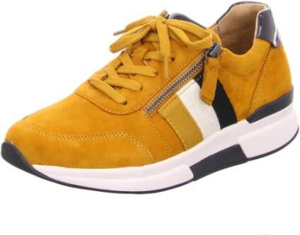 Gabor Rolling Soft Sneakers Yellow Dames