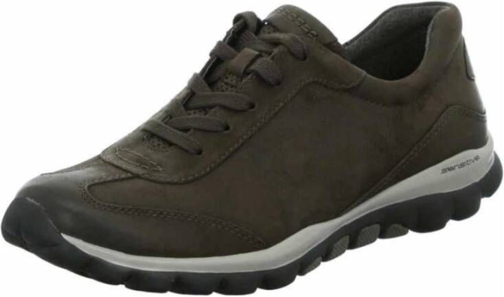 Gabor Rolling Soft Veterschoenen Grijs Gray Dames