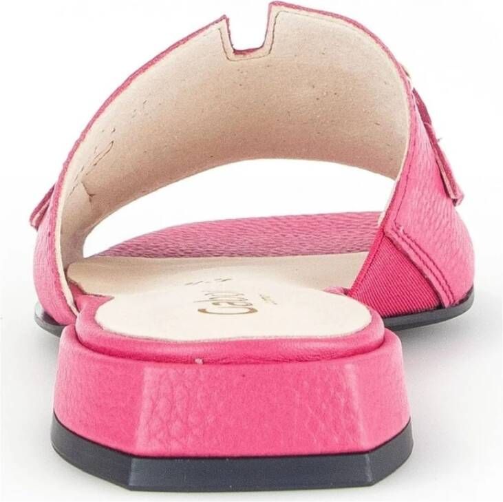Gabor Roze Casual Open Slippers Vrouwen Pink Dames