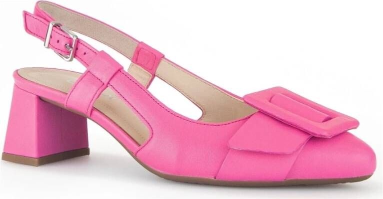 Gabor Roze Elegant Platte Sandalen Pink Dames