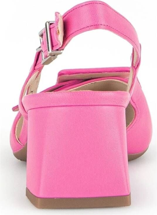 Gabor Roze Elegant Platte Sandalen Pink Dames