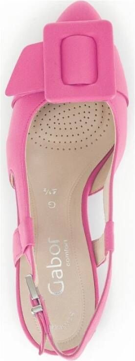 Gabor Roze Elegant Platte Sandalen Pink Dames