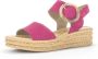 Gabor Roze Leren Sandalen Pink Dames - Thumbnail 4