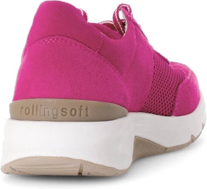 Gabor Roze Walking Rolling Sneaker Pink Dames