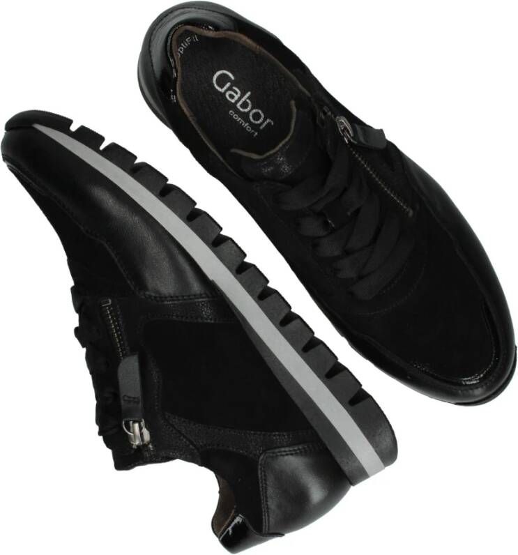 Gabor sneaker Black Dames