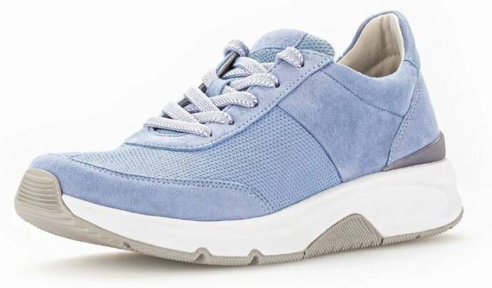 Gabor Stijlvolle Walking Sneaker Blauw Blue Dames