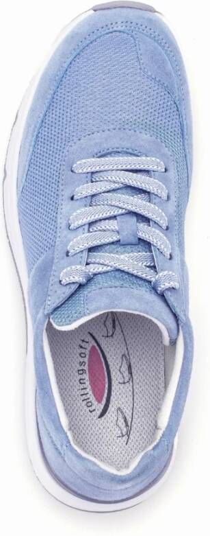 Gabor Stijlvolle Walking Sneaker Blauw Blue Dames