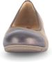 Gabor Taupe Ballerina van fluweel leer Beige Dames - Thumbnail 4