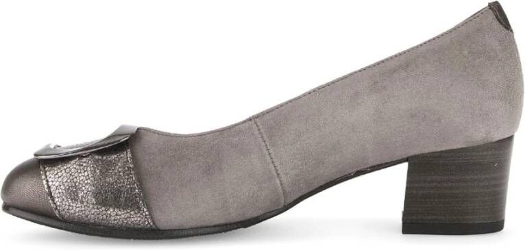 Gabor Taupe Leren Pumps Gray Dames