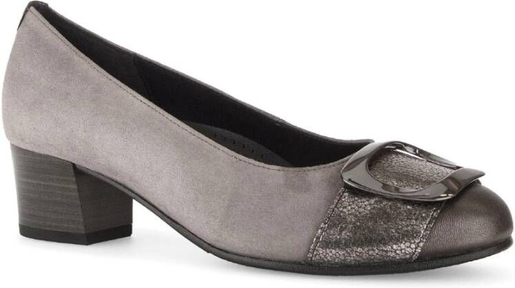 Gabor Taupe Leren Pumps Gray Dames