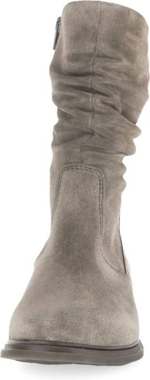 Gabor Taupe Suède Mid Boots Beige Dames