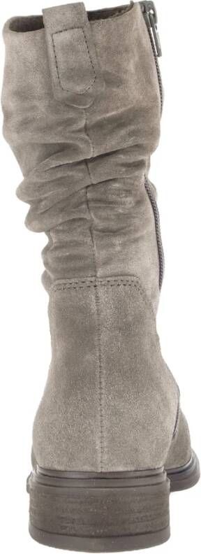 Gabor Taupe Suède Mid Boots Beige Dames