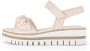 Gabor Velours Sleehak Sandalen Pink Dames - Thumbnail 2