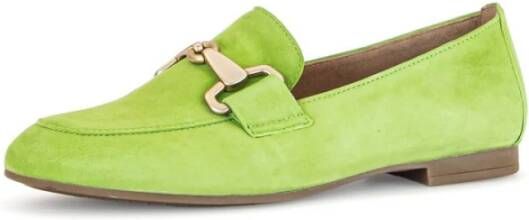 Gabor Velours Slipper Green Dames