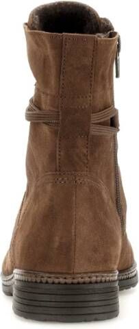 Gabor Velours veterschoenen in cognac Brown Dames