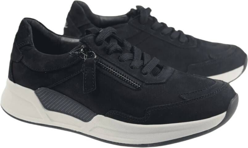 Gabor Walking Sneaker met Rollingsoft Technologie Black Dames