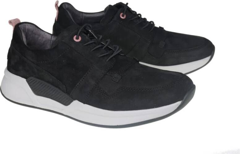 Gabor Walking Sneaker Rollingsoft Black Dames