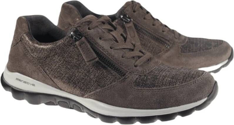 Gabor Walking Sneaker Rollingsoft Brown Dames