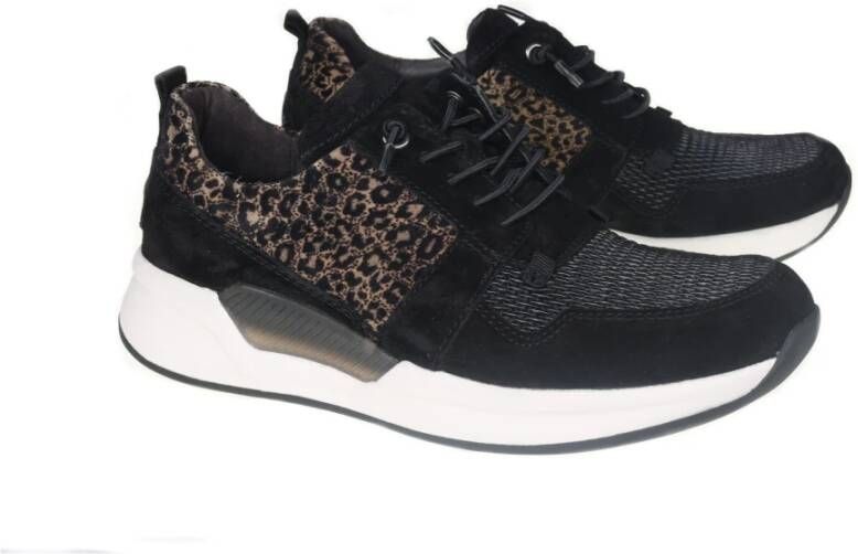 Gabor Wandel Sneaker Zwart Black Dames