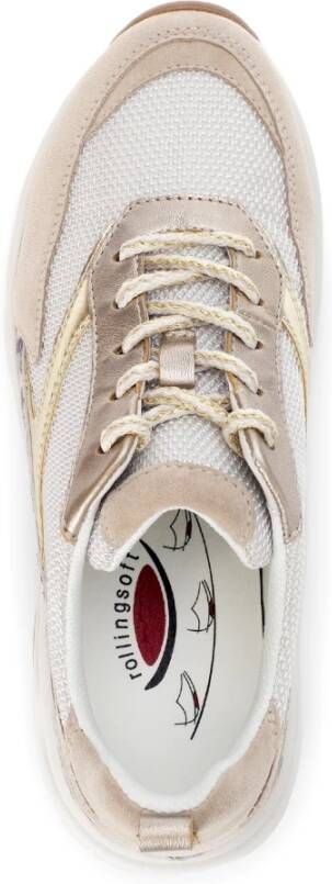 Gabor Wandelende Rollende Sneaker Beige Dames