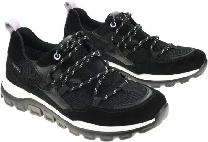 Gabor Waterdichte wandelsneaker Zwart Black Dames