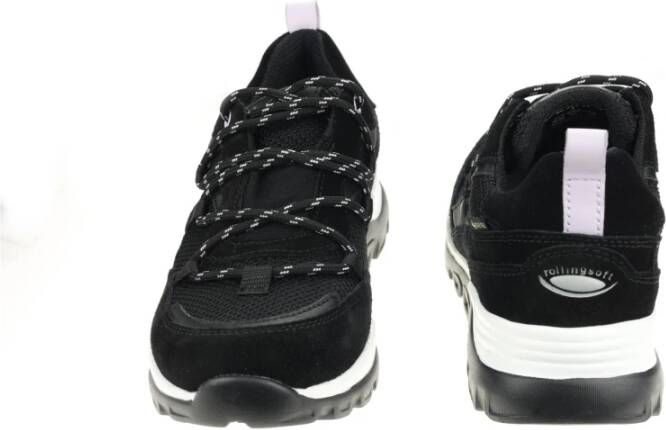 Gabor Waterdichte wandelsneaker Zwart Black Dames