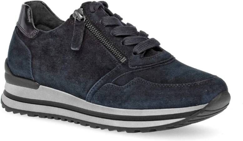 Gabor Winter Casual Sportieve Basket Schoenen Blue Dames